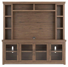 Load image into Gallery viewer, Boardernest Brown 85&quot; TV Stand with Hutch
