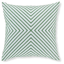 Load image into Gallery viewer, Bellvale Green/White Pillow
