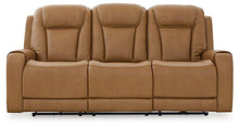 Load image into Gallery viewer, Card Player Cappuccino Power Reclining Sofa
