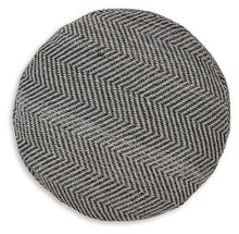 Load image into Gallery viewer, Dordie Taupe/Charcoal Pouf
