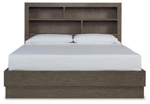 Load image into Gallery viewer, Anibecca Weathered Gray California King Bookcase Bed
