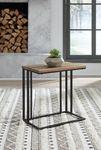 Load image into Gallery viewer, Bellwick Natural/Black Chairside End Table
