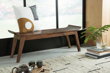 Load image into Gallery viewer, Abbianna Medium Brown Accent Bench
