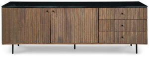 Barnford Brown/Black Accent Cabinet