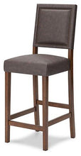 Load image into Gallery viewer, Benmara Grayish Brown/Brown Bar Height Bar Stool
