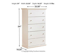 Load image into Gallery viewer, Bostwick Shoals White Queen Panel Bed, Dresser, Mirror and 2 Nightstands
