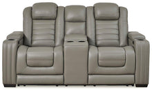 Load image into Gallery viewer, Backtrack Gray Power Reclining Loveseat
