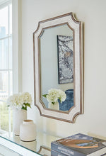 Load image into Gallery viewer, Howston Antique White Accent Mirror
