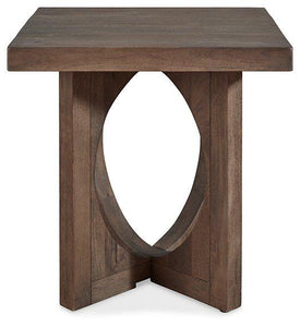 Abbianna Medium Brown End Table