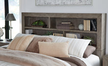 Load image into Gallery viewer, Anibecca Weathered Gray King Bookcase Bed
