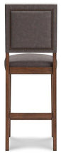 Load image into Gallery viewer, Benmara Grayish Brown/Brown Bar Height Bar Stool
