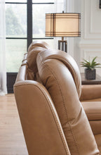 Load image into Gallery viewer, Card Player Cappuccino Power Reclining Loveseat
