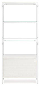 Deznee White Large Bookcase