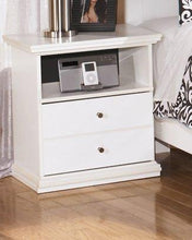 Load image into Gallery viewer, Bostwick Shoals White Queen Panel Bed with Mirrored Dresser, Chest and 2 Nightstands
