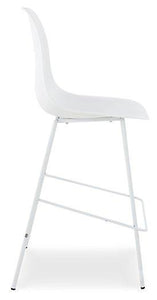 Forestead White Counter Height Bar Stool