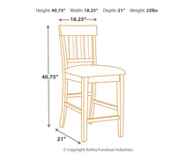 Load image into Gallery viewer, Haddigan - Upholstered Barstool (2/cn)
