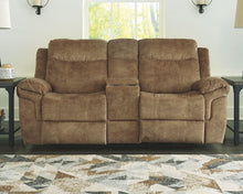 Load image into Gallery viewer, Huddle-up - Glider Rec Loveseat W/console
