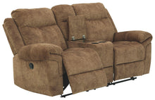 Load image into Gallery viewer, Huddle-up - Glider Rec Loveseat W/console
