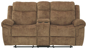 Huddle-up - Glider Rec Loveseat W/console