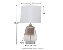 Load image into Gallery viewer, Jaslyn - Glass Table Lamp (1/cn)
