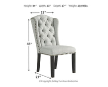 Load image into Gallery viewer, Jeanette - Dining Uph Side Chair (2/cn)
