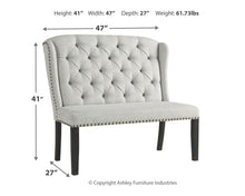 Load image into Gallery viewer, Jeanette - Upholstered Bench

