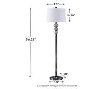 Load image into Gallery viewer, Joaquin - Crystal Floor Lamp (1/cn)
