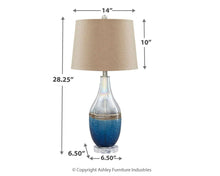 Load image into Gallery viewer, Johanna - Glass Table Lamp (2/cn)
