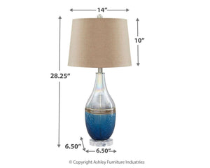 Johanna - Glass Table Lamp (2/cn)