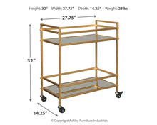 Load image into Gallery viewer, Kailman - Bar Cart
