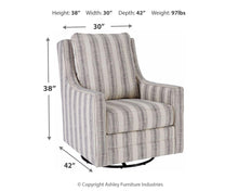 Load image into Gallery viewer, Kambria - Swivel Glider Accent Chair
