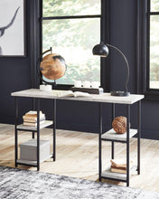 Load image into Gallery viewer, Lazabon - Home Office Desk - Double-shelf Pedestal
