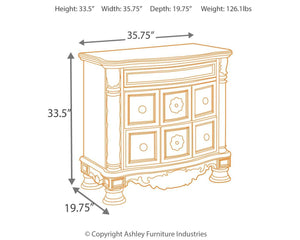 North Shore - Three Drawer Night Stand