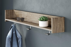 Oliah - Wall Mounted Coat Rack W/shelf