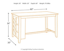 Load image into Gallery viewer, Rokane - Rect Counter Table W/storage
