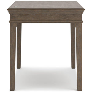 Janismore Weathered Gray Home Office Small Leg Desk