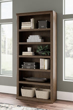 Load image into Gallery viewer, Janismore Weathered Gray Large Bookcase
