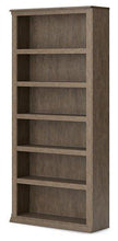 Load image into Gallery viewer, Janismore Weathered Gray Large Bookcase
