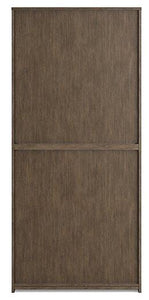 Janismore Weathered Gray Large Bookcase