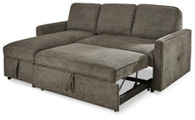 Load image into Gallery viewer, Kerle Charcoal 2-Piece Sectional with Pop Up Bed
