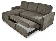 Load image into Gallery viewer, Kerle Charcoal 2-Piece Sectional with Pop Up Bed
