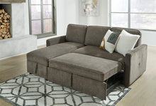 Load image into Gallery viewer, Kerle Charcoal 2-Piece Sectional with Pop Up Bed
