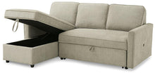 Load image into Gallery viewer, Kerle Fog 2-Piece Sectional with Pop Up Bed
