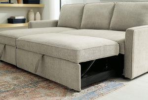 Kerle Fog 2-Piece Sectional with Pop Up Bed