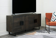 Load image into Gallery viewer, Kevmart Grayish Brown/Black Accent Cabinet
