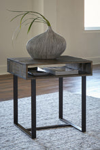 Load image into Gallery viewer, Kevmart Grayish Brown/Black End Table
