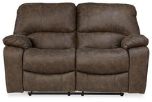 Load image into Gallery viewer, Kilmartin Chocolate Reclining Loveseat
