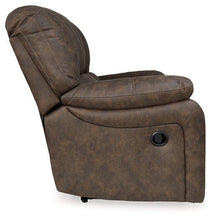 Load image into Gallery viewer, Kilmartin Chocolate Reclining Loveseat
