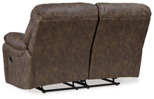 Load image into Gallery viewer, Kilmartin Chocolate Reclining Loveseat
