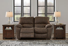 Load image into Gallery viewer, Kilmartin Chocolate Reclining Loveseat
